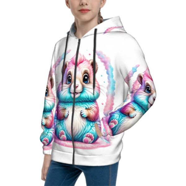 Colorful Bunny Hoodies for Teens - Image 2