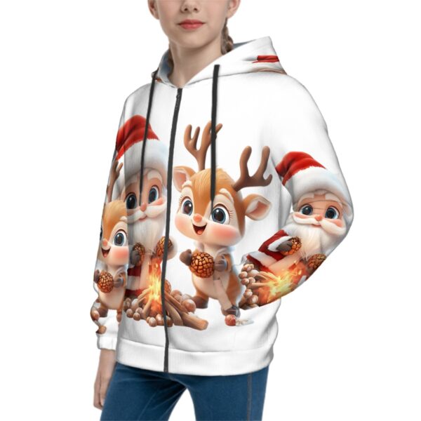 Cute Santa Hoodies for Teens - Image 2