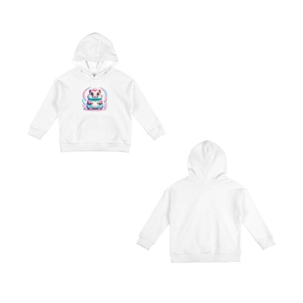 Colorful Bunny Kids Hoodie Sweatshirt with Pocket - Image 6