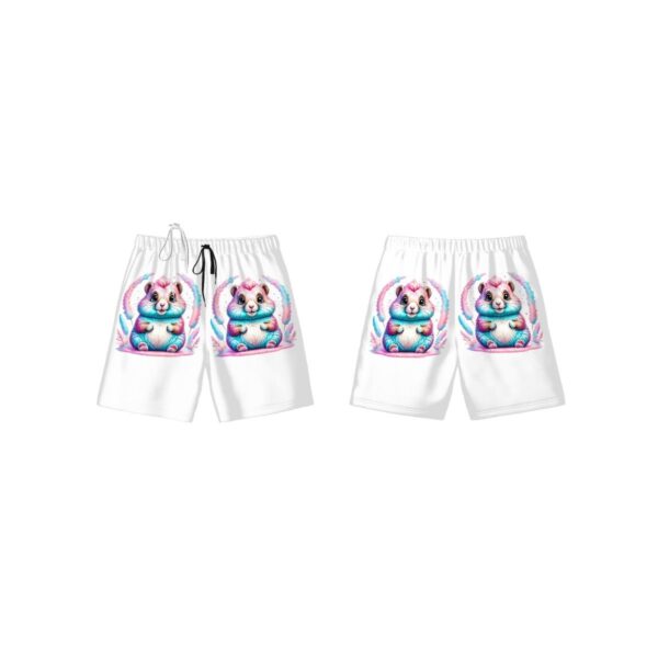 Colorful Bunny Kids Swim Trunks - Image 7