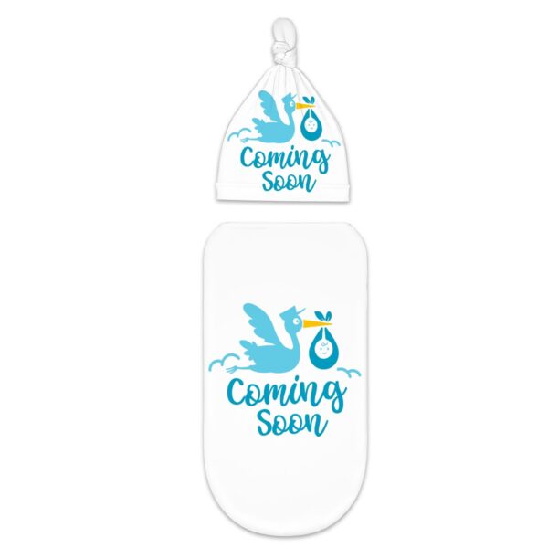 Baby Coming Soon Swaddle Blanket