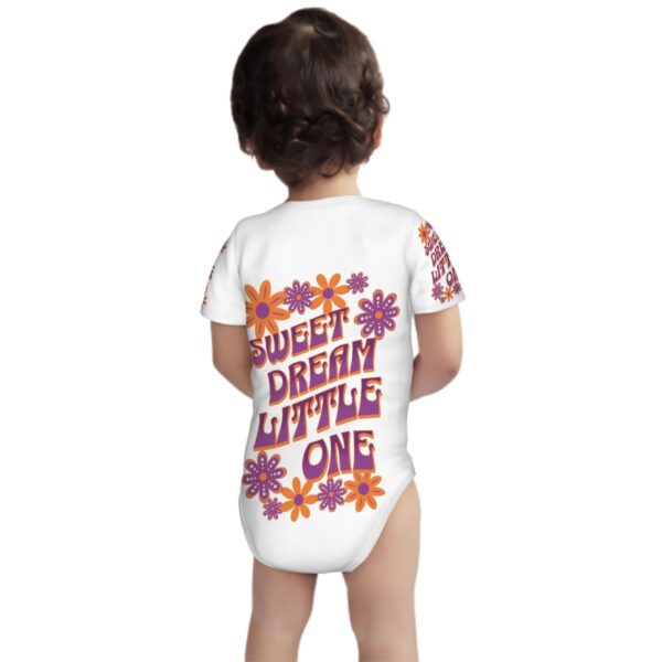 Sweet Dreams Little One Baby Short Sleeve Onesies - Image 2