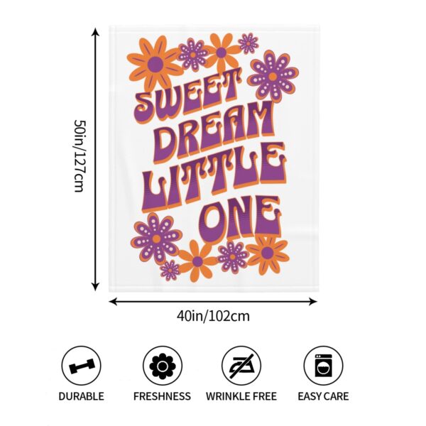 Sweet Dreams Little One Large Baby Blanket - Image 5