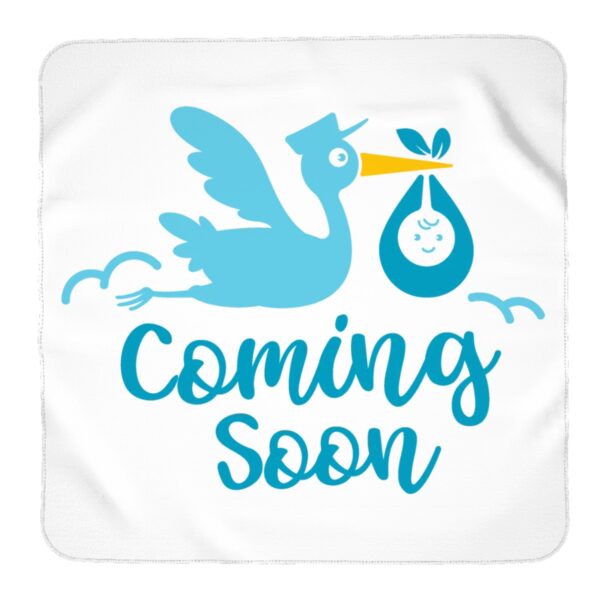 Baby Coming Soon Newborn Swaddle Blanket