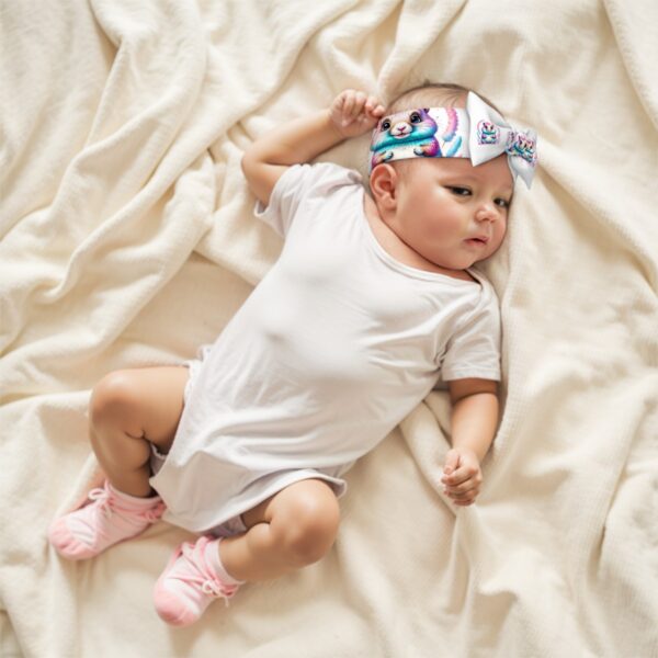 Colorful Bunny Bowknot  Baby Headbands - Image 3