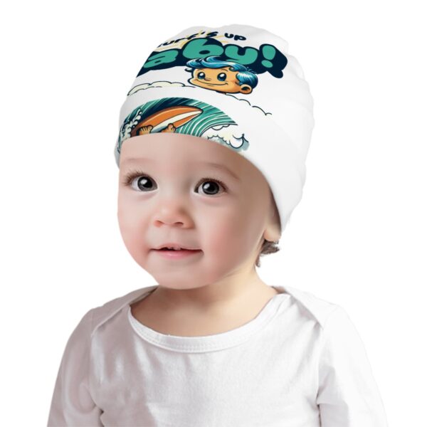 Baby Lets Surf Baby Hat Cotton Beanie