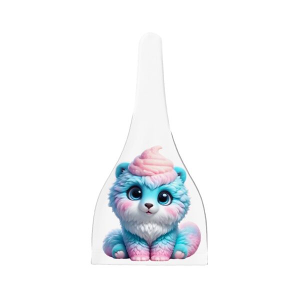 Fluffy Cute Cat Baby Beanie Top Knot - Image 2