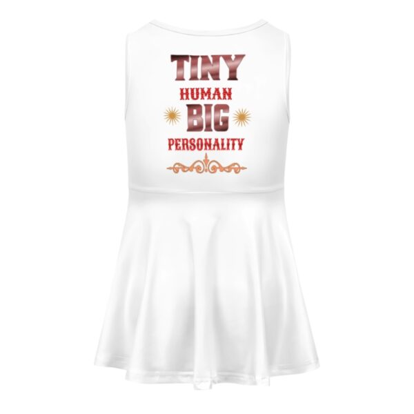 Tiny Human Big Personality Girls Dress - Image 4