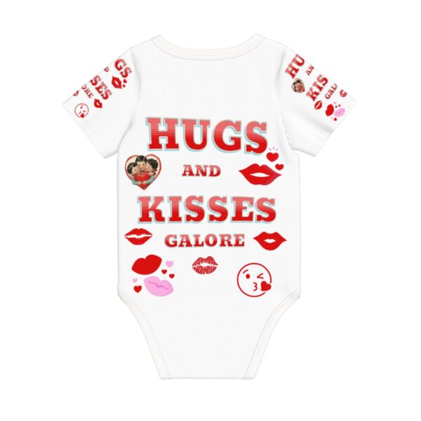 Hugs & Kisses Baby Short Sleeve Onesies - Image 4