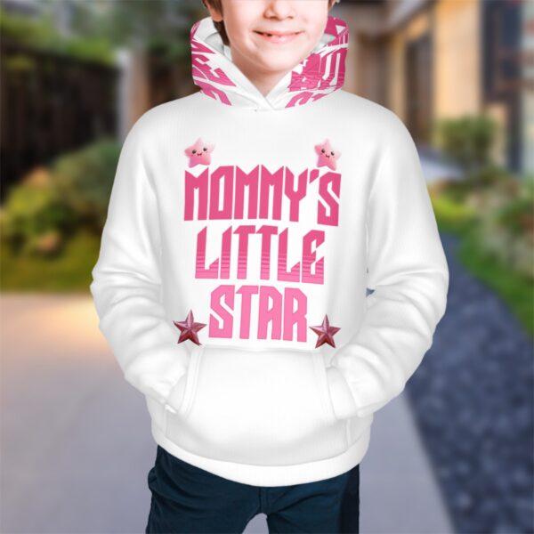 Mommy Little Star Youth Hoodies - Image 2