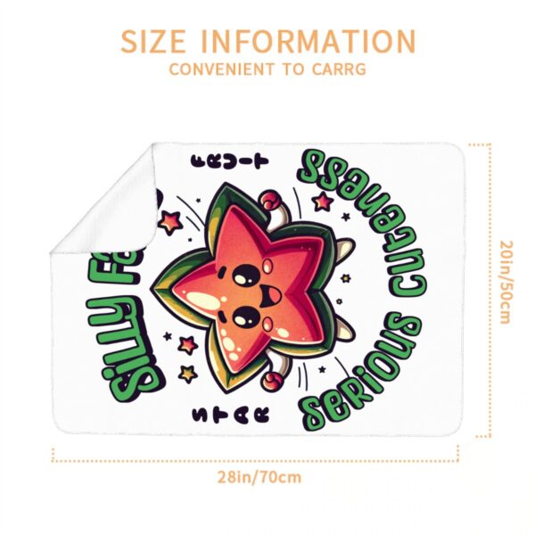 Silly Face Star Waterproof Baby Changing Pad - Image 5