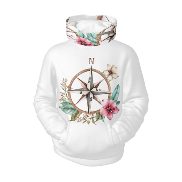 Floral Compass Youth Hoodies