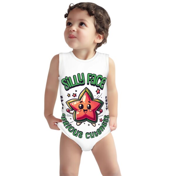 Silly Face Star Baby Onesie