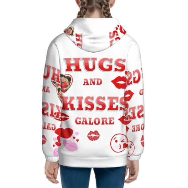 Hugs & Kisses Teen Zip Up Hoodie (Without Cord) - Image 4