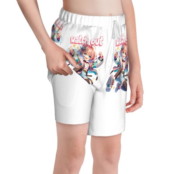 Stay Happy Kids Swim Trunks - Image 8