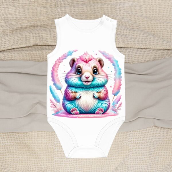 Colorful Bunny Baby Onesie - Image 4