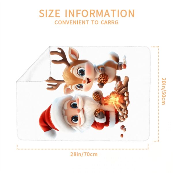 Cute Santa Waterproof Baby Changing Pad - Image 5