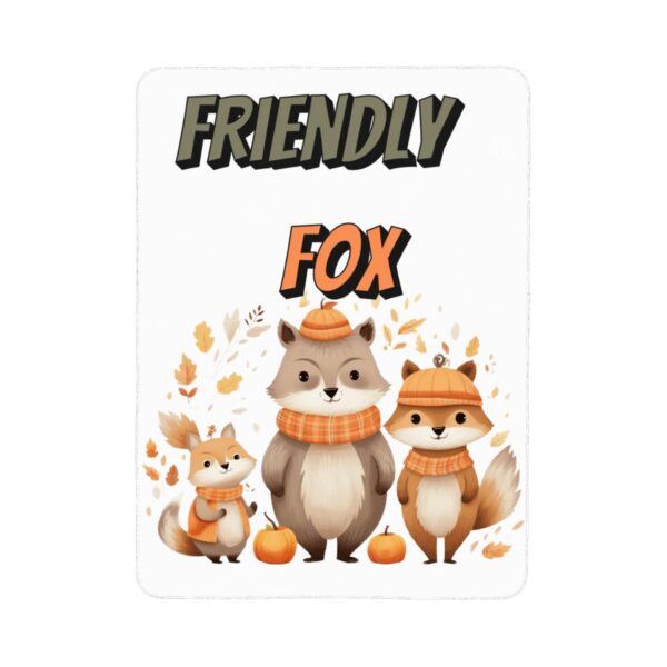 Christmas Friendly Fox Waterproof Baby Changing Pad