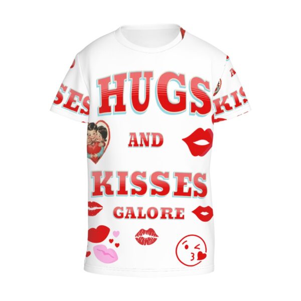 Hugs & Kisses T Shirts for Teens (Multifaceted Design) - Image 4