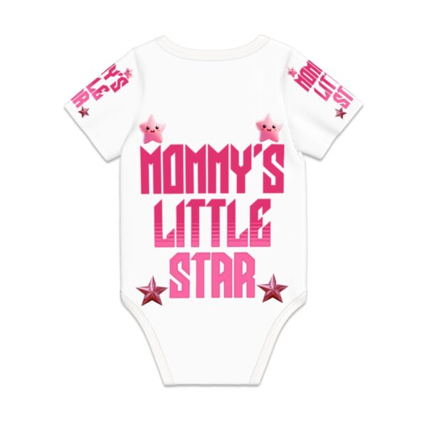 Mommy Little Star Short Sleeve Onesie Customized Services - Image 2