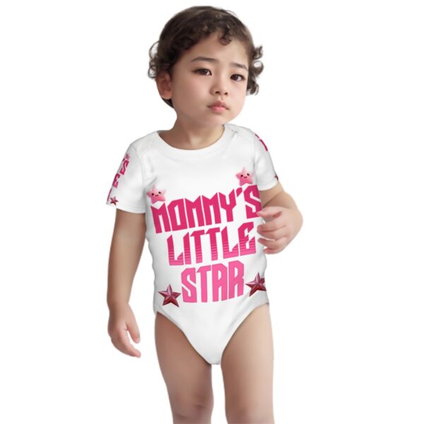 Mommy Little Star Baby Short Sleeve Onesies