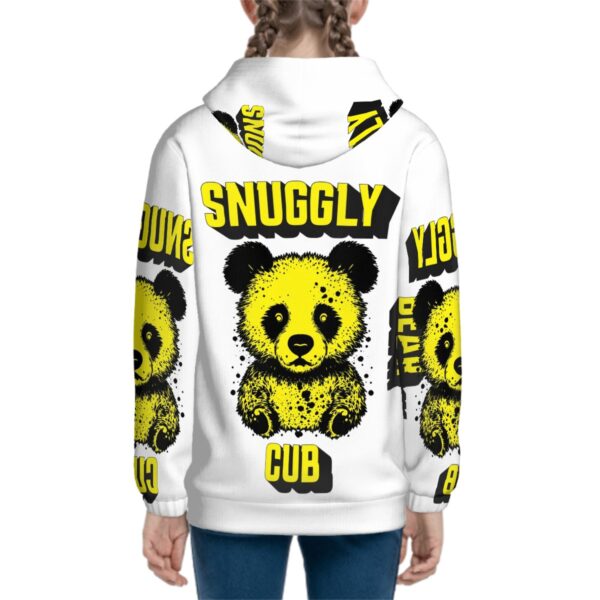 Snuggly Bear Cub Teen Zip Up Hoodie (Without Cord) - Image 4