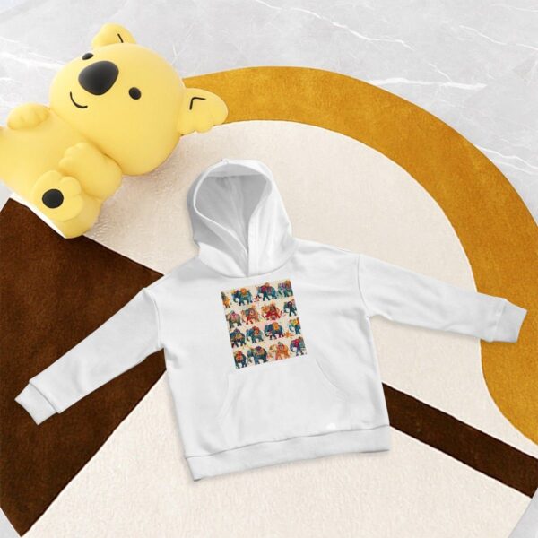 Boho Elephant Kids Hoodie Sweatshirt - Image 5