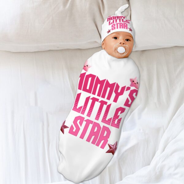 Mommy's Little Star Baby Swaddle Blanket - Image 3