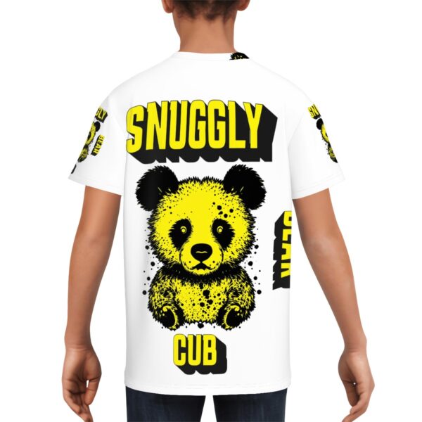 Snuggly Bear Cub T Shirts for Teens (Multifaceted Design) - Image 3