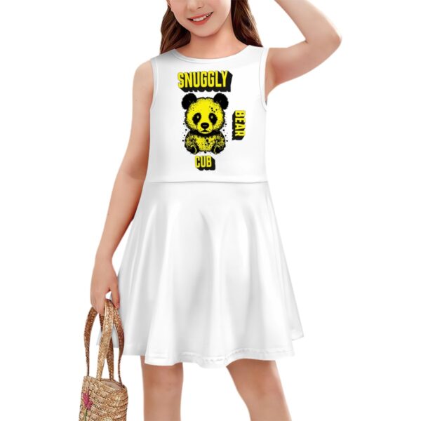 Snuggly Bear Cub Girls Dress