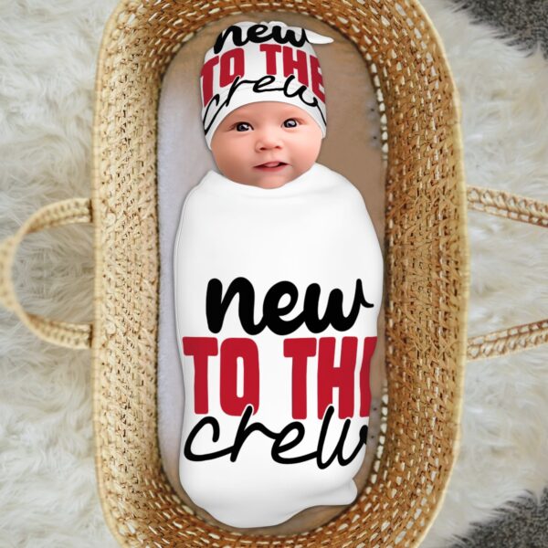 New To Crew Baby Swaddle Blanket - Image 4