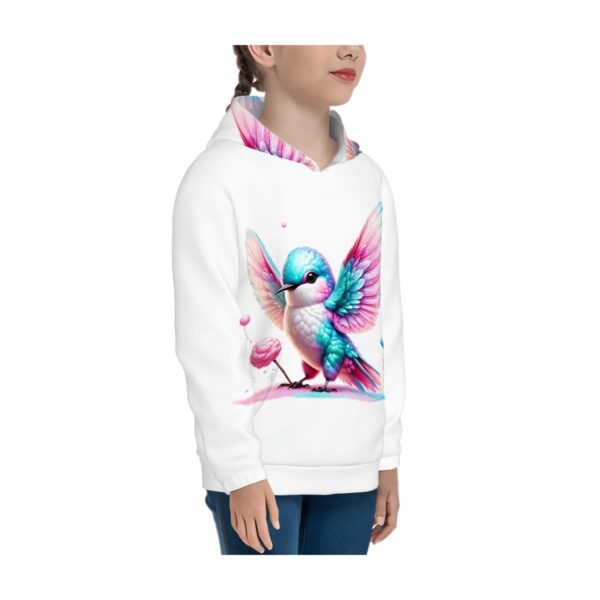 Colorful Sparrow Hoodies for Teens No Hood Cord - Image 2