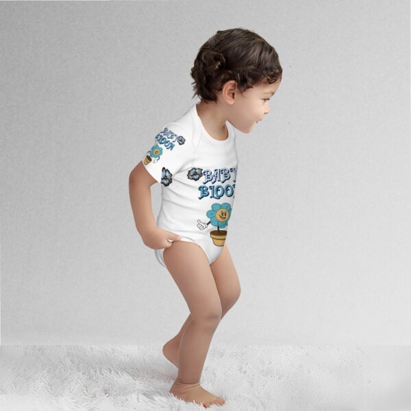 Cute Baby Bloom Baby Short Sleeve Onesies - Image 3