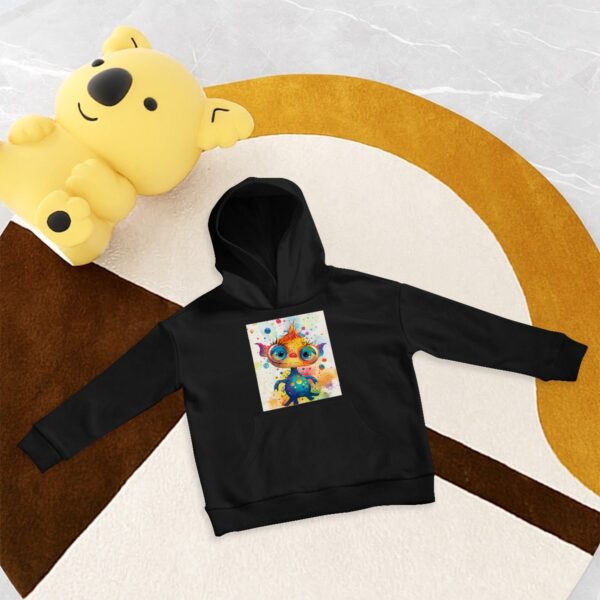 Colorful Cartoon Drawing Kids Hoodie Sweatshirt with Pocket - Image 3