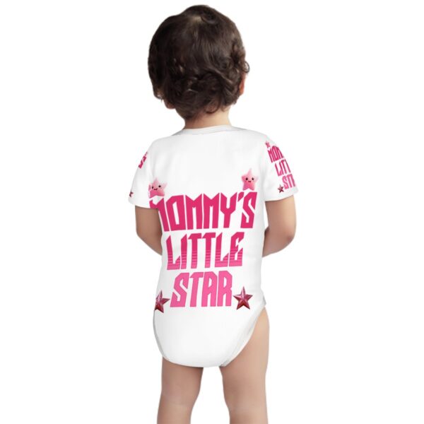 Mommy Little Star Short Sleeve Onesie Customized Services - Image 4