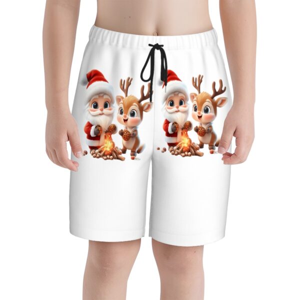 Cute Santa Teen Beach Shorts