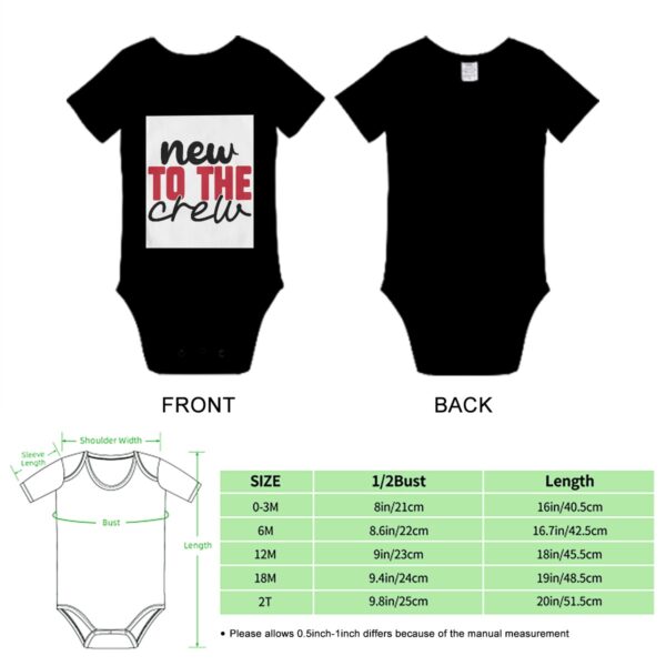 New To Crew Baby Onesies (Short Sleeve) - Image 8