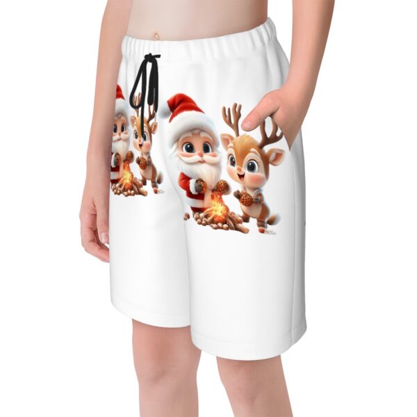 Cute Santa Teen Beach Shorts - Image 2