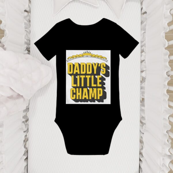 Daddy's Little Champ Baby Onesies (Short Sleeve) - Image 6