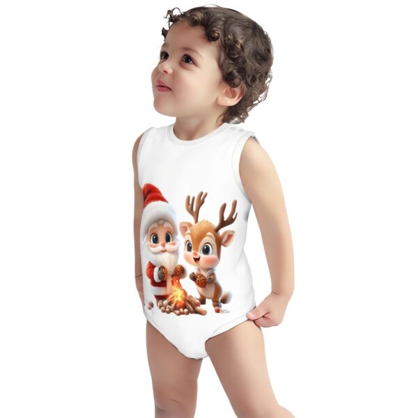 Cute Santa Baby Onesie - Image 2