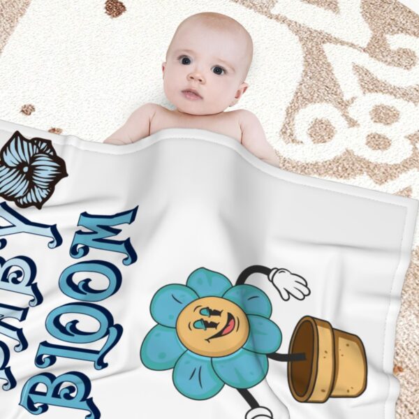 Cute Baby Bloom Super Soft Plush Baby Blanket - Image 3