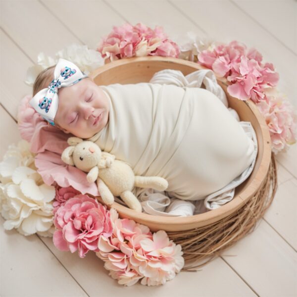 Fluffy Cute Cat Bowknot  Baby Headbands - Image 4