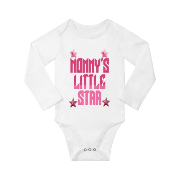 Mommy Little Star Long Sleeve Onesies - Image 6