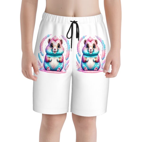 Colorful Bunny Teen Beach Shorts