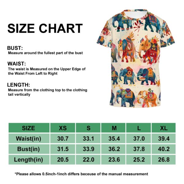 Boho Elephant T Shirts for Teens (Multifaceted Design) - Image 5