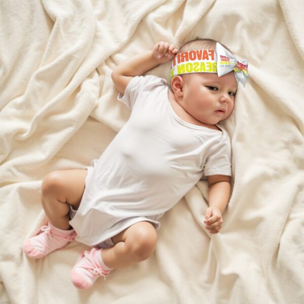 You're My Favorite Bowknot  Baby Headbands - Image 3