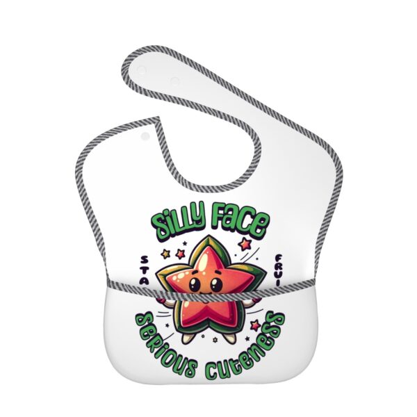 Silly Face Star Baby Bibs