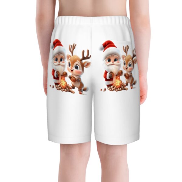 Cute Santa Teen Beach Shorts - Image 3