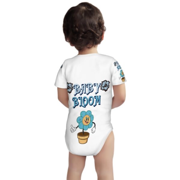 Cute Baby Bloom Baby Short Sleeve Onesies - Image 2