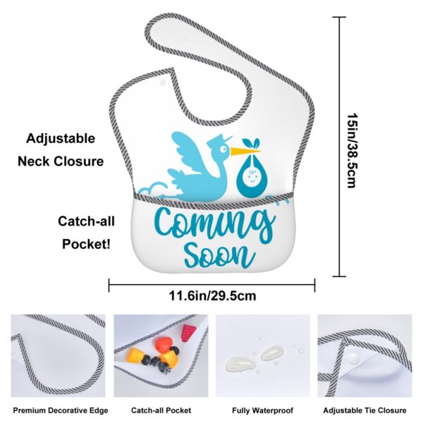 Baby Coming Soon Baby Bibs - Image 5